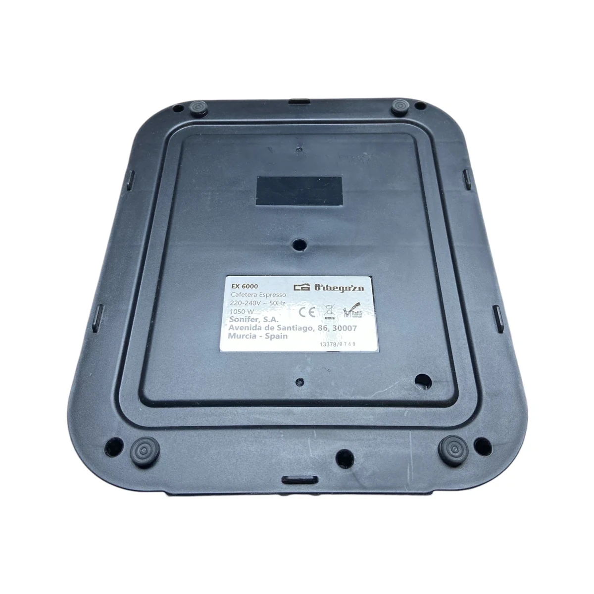 Carcasa inferior para cafetera espresso Orbegozo EX6000