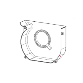 Carcasa posterior para deshumidificador Orbegozo DH 2025