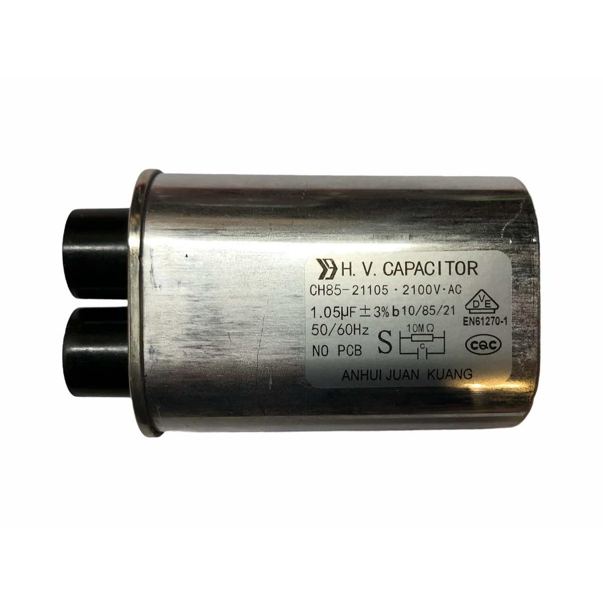 Condensador 1,05 µF 2100 VAC para microondas Orbegozo