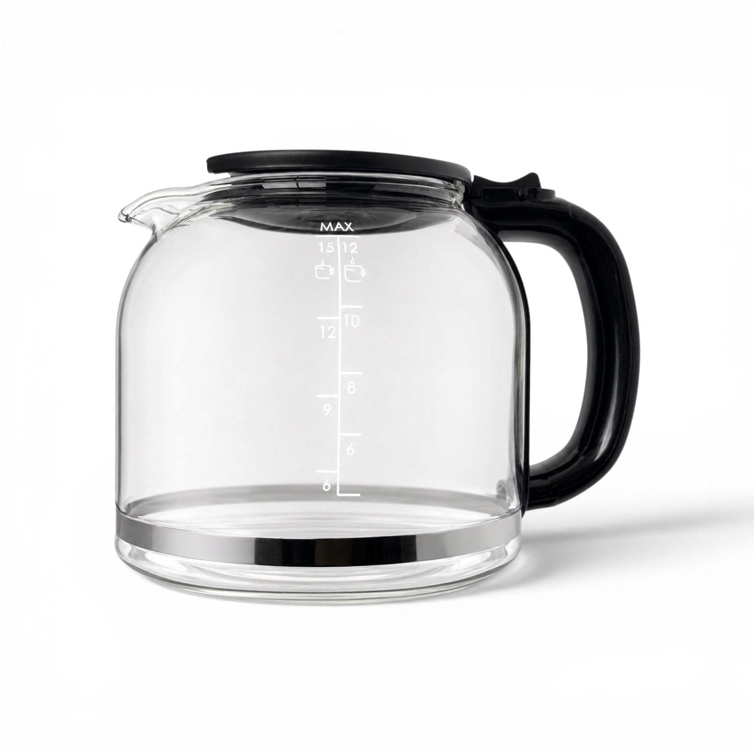 Jarra de cristal para cafetera Orbegozo CG 4515, CG 4027 N y CG 4024 N