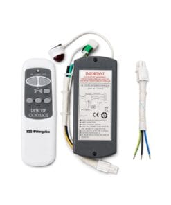 Kit de mando a distancia y receptor para ventilador de techo Orbegozo CP 50120, CP 54132, CP 79132 y otros modelos compatibles
