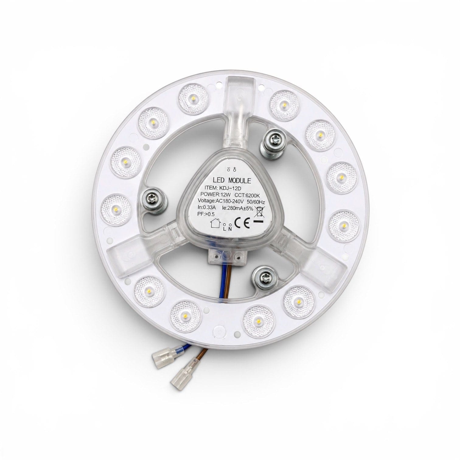 Lámpara LED KDJ-12D 6200K 12W para ventilador de techo Orbegozo CP 103132 y CP 102132