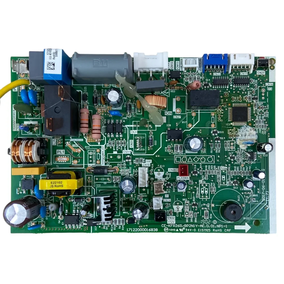 Placa electrónica de control de unidad interior EU-KFR35G/BP2N1Y-AFBU para aire acondicionado split Orbegozo FDI 124