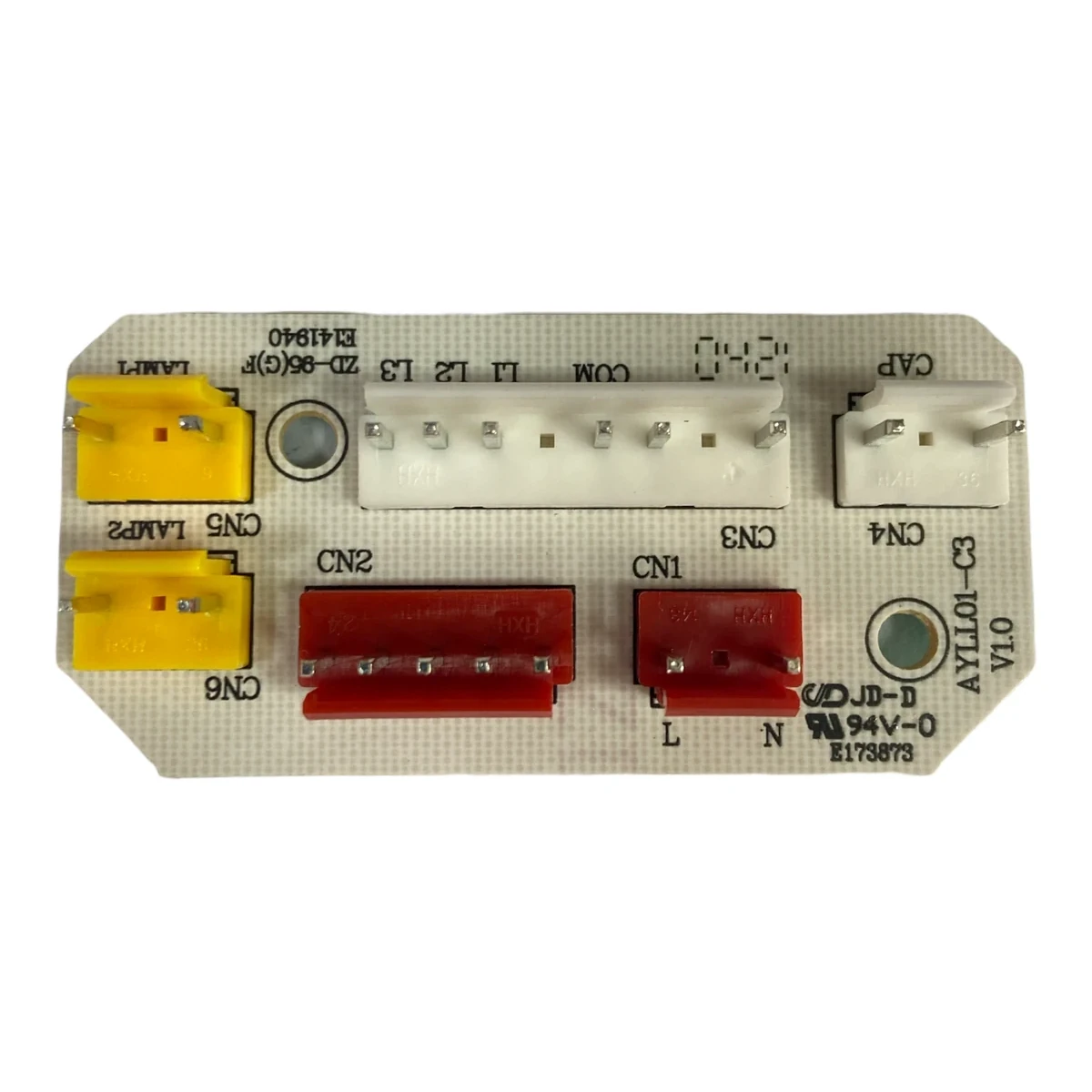 Placa electrónica de conexiones AYLL01-C3 para campana extractora Orbegozo DS 74170 BL, DS 74170 N, DS 74160 BL y otros modelos