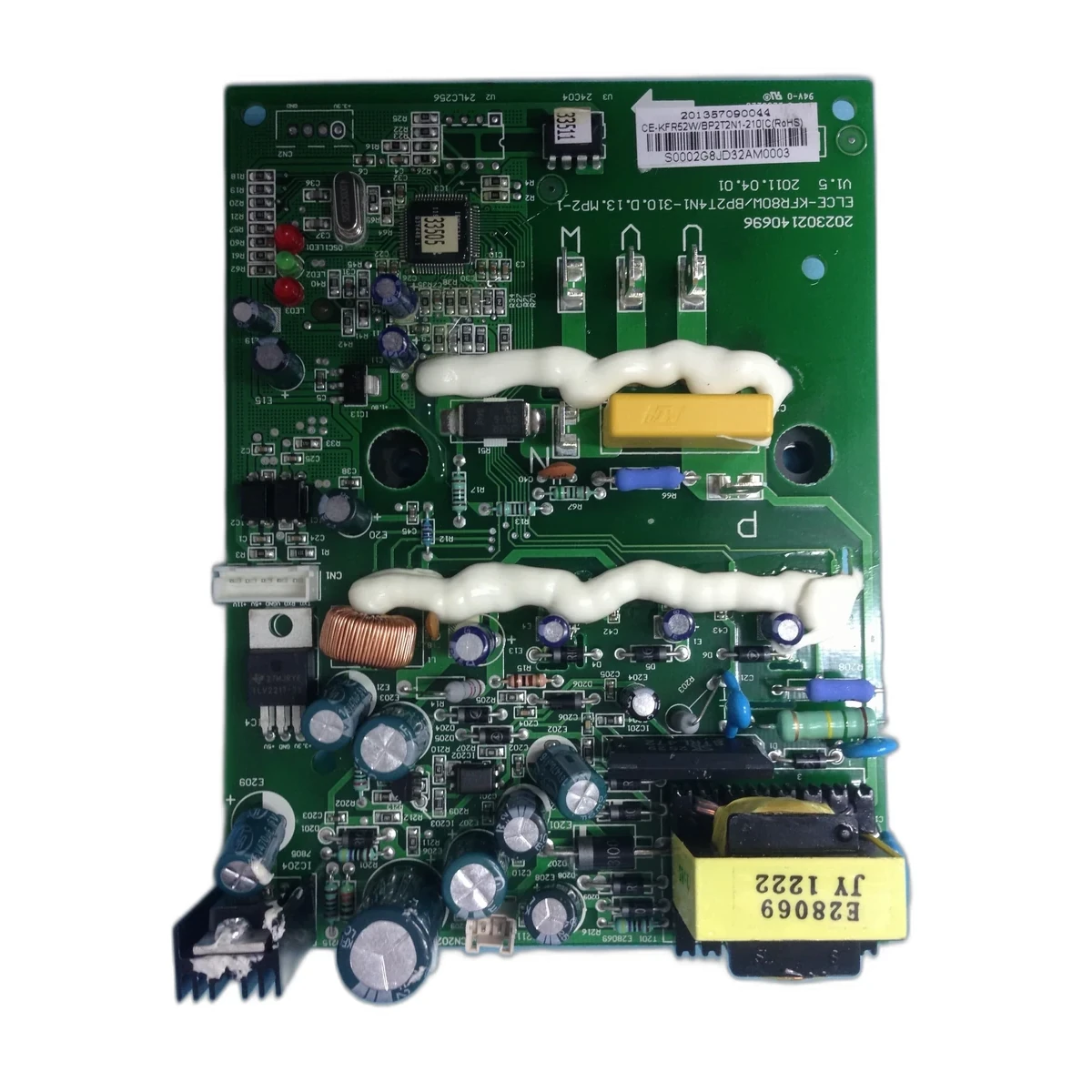 Placa electrónica de unidad exterior CE-KFR52W/BP2T2N1-210 para aire acondicionado Orbegozo DUCT 366 y SUTE 185